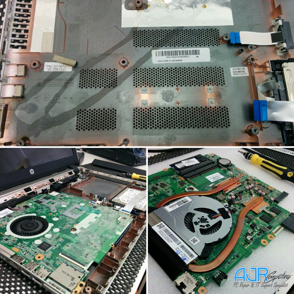 laptop water damage repair rotherham south yorkshire