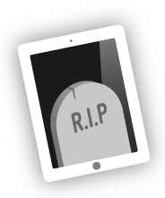 dead-ipad- rotherham south yorkshire uk