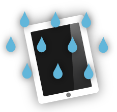 iPad water damage, rotherham, south yorkshire, uk