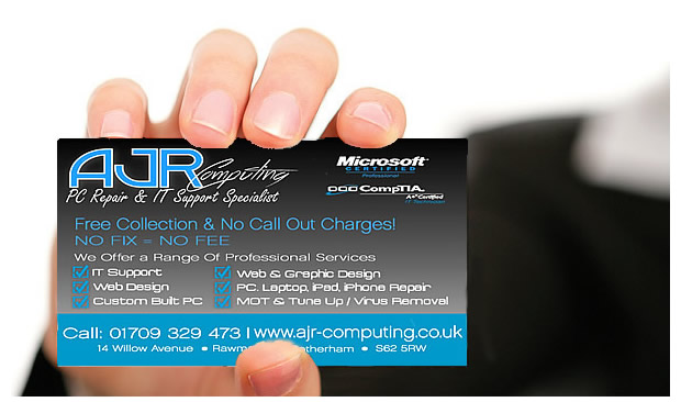 Web Design Rotherham, South Yorkshire_AJR Computing