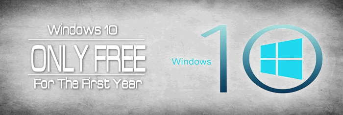 Windows 10 Only Free For First Year