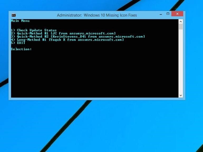 How to get the missing windows 10 upgrade icon