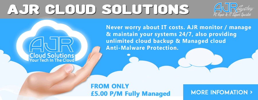 AJR Cloud Solutions Rotherham South Yorkshire UK