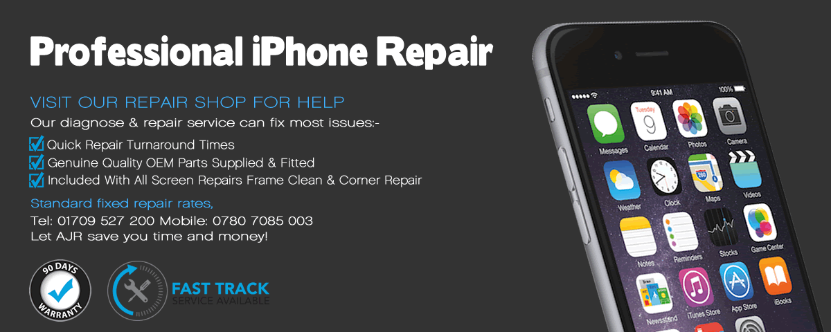 Specialist iPhone Repair Rotherham, Sheffield, Doncaster, Barnsley, South Yorkshire, UK..